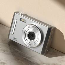 2合1 HD 數位相機,配備雙 CCD 感光元件,復古風格,適合旅行攝影,多款可選,學生理想禮物,適用聖誕節、萬聖節、感恩節與生日,700mAH - 查看 14