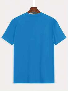 Aleixinqi Men's3D Printed Fashion T Shirt - 黑色 - 查看 8