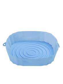 1pc Reusable Silicone Air Fryer Liner, Air Fryer Basket Accessory, Replacement Baking Pan, Rectangular Air Fryer Baking Pan, Air Fryer Replacement Basket, Easy To Clean Baking Pan - Multicolor - View 15