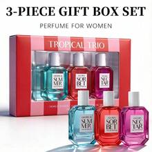 Wish TOPRICAL TRIO Women's 3 X 30ml Perfume Set –(Coconut Floral) + (Creamy Guava Melon) +(Black Currant Lychee Freesia) – Designer Inspired Long Lasting EDP – Refreshing For Party & Everyday – Perfect Gift For Girlfriend, Best Friend, Mom - TOPRICAL TRIO/3 Pcs - 查看 6