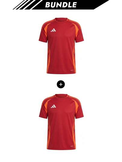 [Bundle] Adidas Tiro 24 Men's Competition Match Jersey Red X 2