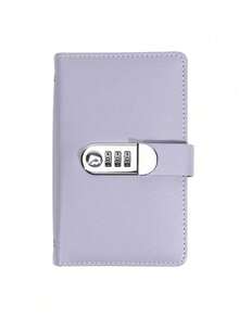 1pc A6 Password Lock Savings Book, Savings Challenge Notebook, Large Capacity Design Holds 100 Pages, Inner Pages Can Store Photo Album, Cash, Photos, Stamps, Savings Storage System, Large Capacity Cash Storage Notebook - Multicolor - View 13