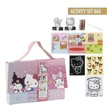 Hello Kitty Cerdá 女孩手工著色套裝 - 粉紅手提箱造型，均碼，內含著色紙、馬克筆和貼紙，官方授權兒童文具，送禮旅行皆宜。 - 選項 1 - 查看 2