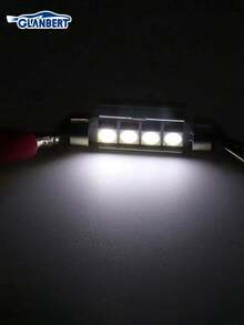 GLANBERT 42/24/14入 LED 車內燈 T10 T5 1156 6000K SMD 白色室內燈泡，可替換車牌燈/閱讀燈燈泡 - 白色 - 查看 7