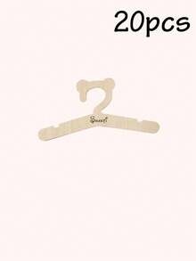 2-20pcs Custom Hanger, Cute Bear Bunny Style, Personalized Name Clothes Hanger, Customized Closet Decor, Customizable Back To School Birthday Gift, Organization, Aesthetic Home - Style a - View 12