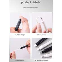 Eraser Pencil With Architectural Shell, Suitable For Smooth Erasing Action, Retractable Eraser Tool With Bag Size, Retractable Correction - A - View 6