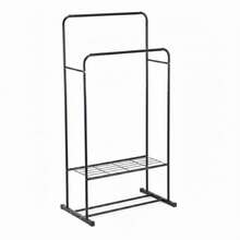 KIWI MOBLEKIT | Free-Standing And Expandable Clothes Racks In Metal And Wood, Clothing With Adjustable Options, With Wheels Or Shelves, Organizers For Bedroom, Entryway And Home - 雙人床 81x50x125-150 厘米 - 查看 9