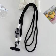 2-Section Double-Buckle Long Phone Lanyard With Clip, Versatile Crossbody/Neck/Hand-Carry Strap, Thick Anti-Loss Outdoor Climbing Lanyard, Fashionable Ins Style Outdoor Travel Strap, Suitable For Water Bottle Lanyard - Multicolor - View 14