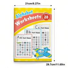 我的第一個字母練習書，探索 A 到 Z，描摹、著色與書寫字母，提升字母辨識力，為寫作做準備 - 字母 - 查看 6