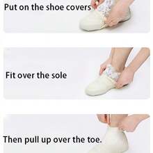 Portable Latex Shoe Covers, Adult Waterproof Anti-Slip Wear-Resistant Overshoes For Rain Snow Outdoor Use - Multicolor - View 8