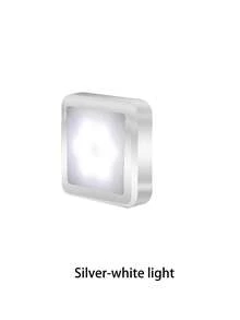 3件/1件 LED 感應夜燈，智能 PIR 感應櫥櫃壁燈，簡易安裝，15秒自動關燈，暖光與冷光可選，電池供電無線方形感應燈，適用於浴室、臥室、走廊、樓梯、櫥櫃 - 方塊感應燈 - 查看 15