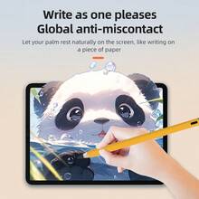 Stylus Pen Compatible With Ipad, Supports Palm Rejection And Tilt Sensitivity, Compatible With IPad Pro 11" 1/2/3/4, Pro 12.9" 3/4/5/6, Air 3/4/5, Mini 5/6, 6/7/8/9/10/A16, Air 11"/13" M2/M3, Pro 11"/13" M4/M5, 135mAh - View 4