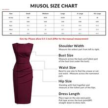 MIUSOL Elegant Women's Sleeveless Ruched Bodycon Pencil Dress, Slim Fit Zip Back Split Hem Business Casual Outfit, Perfect For Office, Homecoming, Church - 藕粉色 - 查看 7