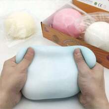 New Hachime 10cm Extra Large Fluid Cheese Ball Stress Relief Large Fluid Ball Daifuku Squeeze Music Ball Large Slow Rebound Muddy Daifuku Surprise Gift Birthday Gift Easter Gift Adult Gift - Multicolor - View 7