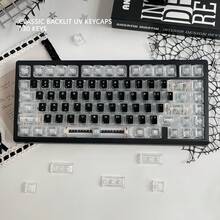 Classic Keycaps Original Translucent UV Customized PC Material Compatible With Mechanical Keyboards - View 3