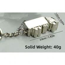 AD Mini Metal Truck Keychain, Creative Car-Shaped Pendant Portable Key Accessory - YSK-truck - View 4