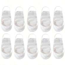 5雙女款夏季透氣隱形船襪，超短超薄腳踝長度，適合高跟鞋與露趾鞋 - 彩色 - 查看 12