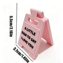 3D列印迷你「I Love You」標誌，桌面裝飾，列印警告標誌，辦公室金句標誌，情人節告白裝飾小擺飾 - A - 查看 3