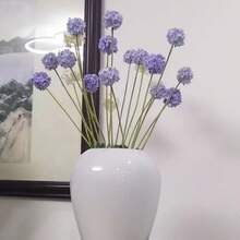 1件人造風信子花球，適用於居家裝飾、婚禮裝飾與情人節裝飾 - 黃色 - 查看 3