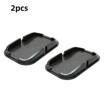 1/2pcsMultifunctional Car Dashboard Anti-Slip Mat, Non-Slip Phone GPS Holder & Storage Tray For Key, Coin, Fashion Glasses, Heat Resistant, Washable, Universal Fit For Most Cars - Anti-slip Phone Holder - View 11