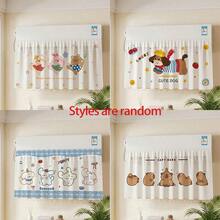 1 Air Conditioner Wind Deflector, Extendable Air Vent Cover With Adjustable Blades, Tool-Free And Drill-Free Installation, Universal Anti-Direct-Blow Vent Cover Suitable For Home And Office (Cute Animal Design). Air Conditioner Wind Deflector - Multiple Styles - View 4