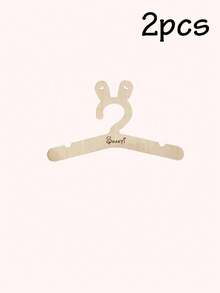 2-20pcs Custom Hanger, Cute Bear Bunny Style, Personalized Name Clothes Hanger, Customized Closet Decor, Customizable Back To School Birthday Gift, Organization, Aesthetic Home - Style a - View 13