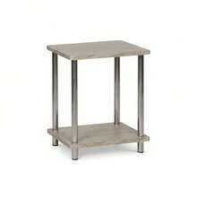 KIWI MOBLEKIT | Wooden And Metal Side Tables For Living Room Or Bedroom, Modern Functional Tables With Different Shapes And Heights, Fixed Or Folding Options For Home - 輔助桌 34x29.5x41 厘米 - 查看 10