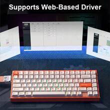 AULA Keyboard Mekanik HERO 75 HE Hall Effect, 3 Mode 2.4G/Bluetooth/Berkabel, Tata Letak 75%, Struktur Gasket Hot-Swappable, Lampu Latar RGB, Keyboard Gaming - View 11
