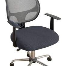 1PC Waffle Knit Office Chair Cover, Universal Computer Chair Seat Cover, Multiple Colors Available, Pet-Friendly, Stretchable Machine Washable Soft Fabric, Suitable For Bedroom, Home Office, Meeting - 1PC - View 29