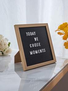 1pc Letter Message Board Decor Craft DIY Letter Message Board Suitable For Home Decor, Photo Props, Birthday, Graduation Gifts, Etc. - 1PC - View 4
