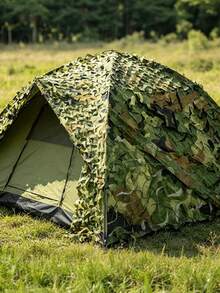 Army Green Camouflage Sunshade Net, Balcony And Patio Privacy Screen, Sunshade Fence Cover And Garden Barrier, Suitable For Outdoor Themed Party Decoration, Tree Shade And Camping Travel - Multicolor - View 5