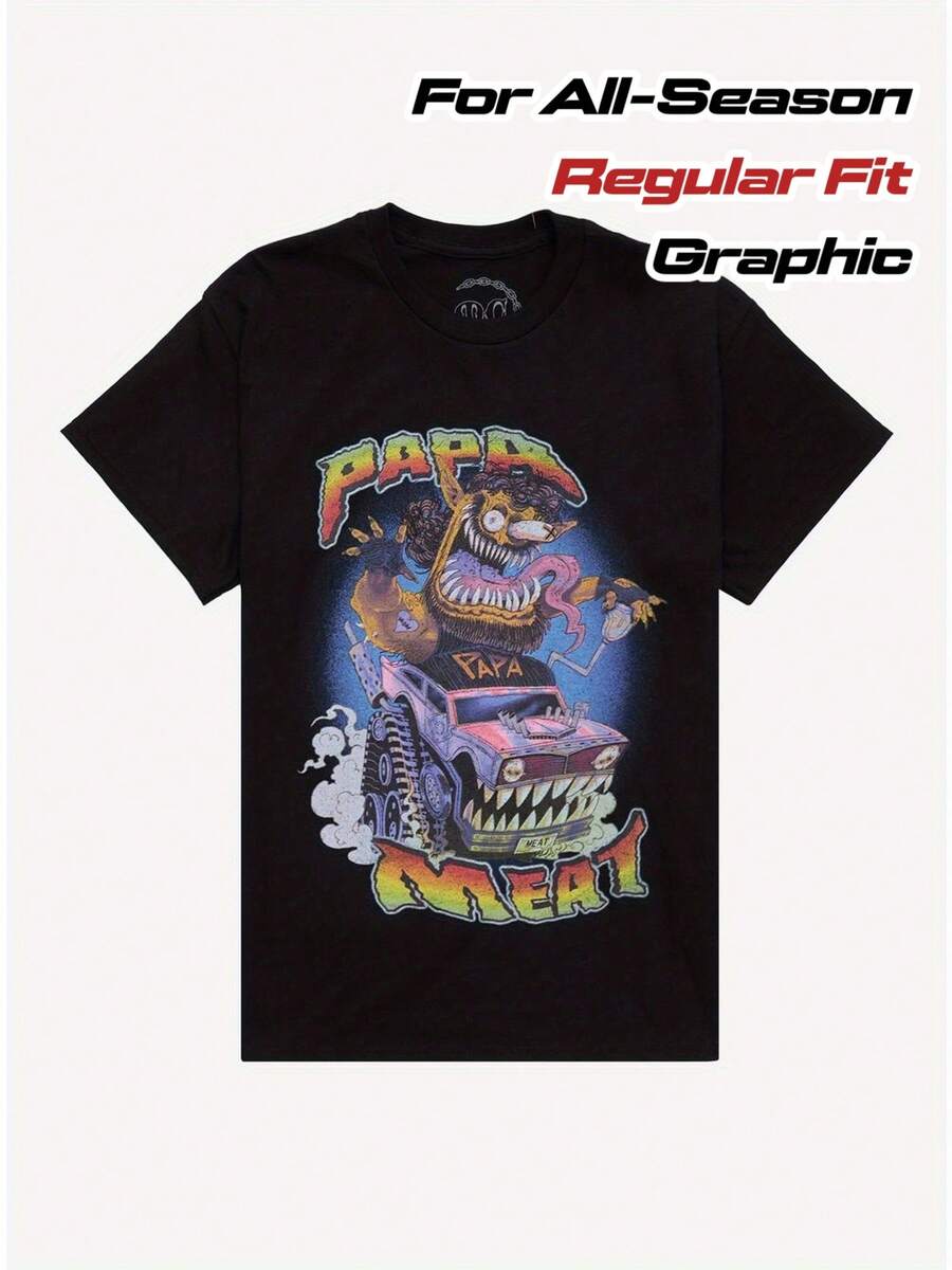 Men Sports Tees & Tanks - 黑色 - 查看 1