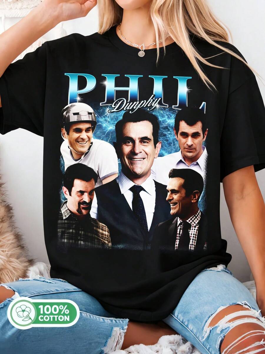 Camiseta de Phil Dunphy, camiseta vintage de los 90 con estampado de ...