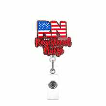 1pc Rn Registered Nurse Badge Reel Acrylic Retractable Badge Holder Clip With Swivel Alligator Clip For Nursing CNA Pediatric Doctor Medical Personnel Student Office Workers Accessories Gifts - Multicolor - View 1
