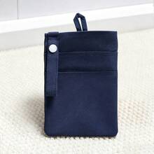 1件裝 聚酯纖維純色卡通三層筆袋附口袋，醫生護士工具收納袋，四季適用，臥室房間裝飾，開學季 - 彩色 - 查看 19