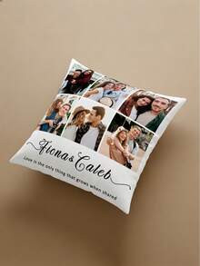 1pc Customized Photo Double-Sided Printed Pillowcase, Holiday Customized Image Pillowcase, Create Your Own Photo Pillowcase, Gift For Family, Friends And Yourself - Multicolor - View 6