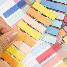 3200pcs PET Transparent Sticky Notes, 1 Pack 16 Styles, Used For Book And Document Annotation, Classification, Index Tabs, Book Labels, Annotation Labels, Colored Page Marker Tabs - one-size - View 6