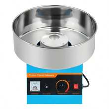 Cotton Candy Machine Commercial, 1000W Electric Candy Floss Maker, Easy Use With 15 Inch Stainless Steel Bowl And Sugar Scoop, Makes Hard Candy For Home Kids Birthday, Family Party, Blue - US A Type Plug(110-127V) - View 7