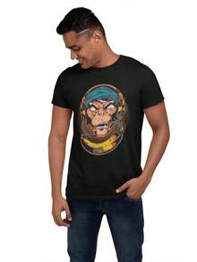Men Outdoor Tees & Tanks - Black - View 4