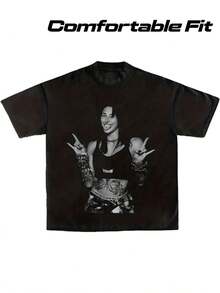Men Sports Tees & Tanks - 黑色 - 查看 1