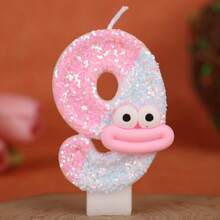 Pink Cartoon Sausage Lips Number Birthday Candles Cake Decoration Festival Anniversary Celebration Handmade Candles 0-9 DIY - Pink Sausage Lips - View 17