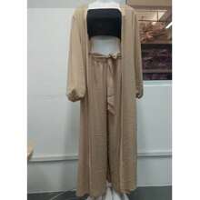 Fashionable New Women Spring Summer Sexy Coat 3 Piece Set - 白色 - 查看 5