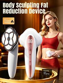 SEAGO EMS Body Shaping Machine With 45°C Constant Temperature Function, 6 Electrode Pads Fat Burning Massager, 3 Modes For Skin Firming And Cellulite Removal, Suitable For Abdomen, Arms, Legs And Postpartum Stretch Mark Care, Handheld Electric Shaping Device, Infrared Heating EMS Pulse Fat Reduction Massager, Portable Skin Firming Machine For Home Body Shaping And Muscle Relaxation, Battery Capacity: 1200mAh - Multicolor - View 8