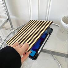 1件書本式翻蓋平板保護殼，附多角度支架與筆槽，相容 iPad 10代 10.9" 2022 智慧保護殼/Air 13(M3 2025)/Air 11(M3 2025)/11(A16 2025)/Galaxy Tab S10+/S9/A17，相容 Oppo Pad、 MatePad、Vivo Pad、Honor Pad、Xiaoxin Pad - 彩色 - 查看 3