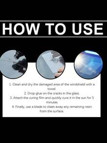 Windshield Crack Repair Kit---Suitable For Car Front Windshield Micro-Cracks, Stone Chip Pits, Small Damage Without Replacing The Entire Glass - Liquid - View 6