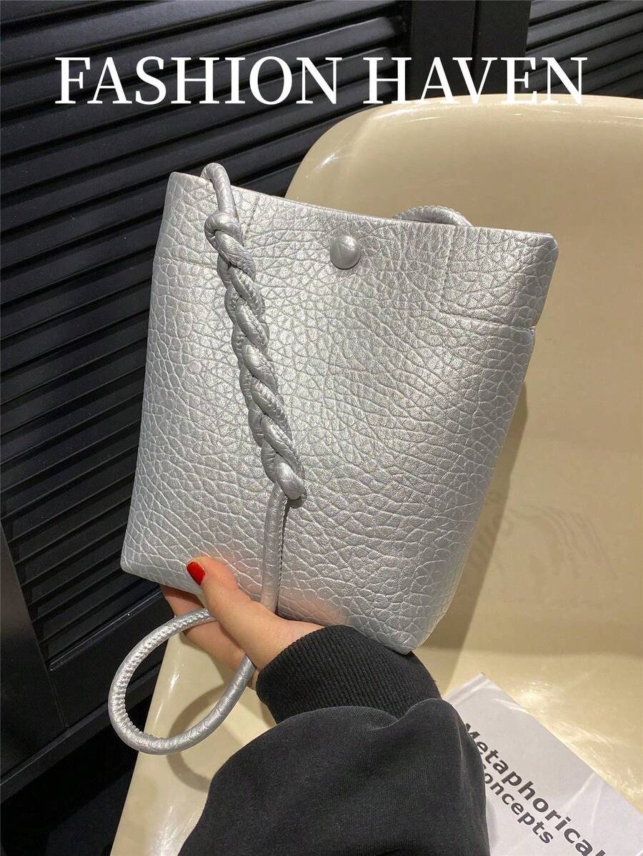 Mini Fashionable Versatile Bucket Shoulder Bag Gifts For Women Wallet Purse Wallet