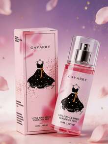 100ML Limited Edition Little Black Dress Fragrance Spray, Car Air Freshener, Blending Cherry, Raspberry, Rose, Tea, Sandalwood, Musk, Vanilla And Other Scents, Bringing Fresh And Long-Lasting Natural Fragrance, Essential For Indoor, Car, Dorm, Office, Travel, Holiday, Party, Vacation. Suitable As Mother's Day Gift, Valentine's Day Gift, Party Gift. - A - View 7