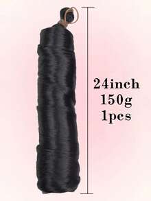 3pcs/Pack 24 Inch Pre-Stretched French Curl Crochet Braids, Loose Wave Synthetic Curly Hair, Suitable For Women - Multicolor - View 3