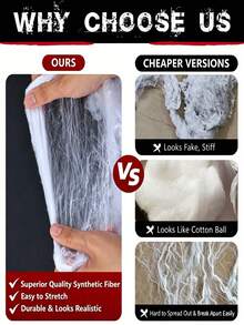 Halloween Spider Web Decorations With Extra Realistic Spiders, Halloween Spider Web Decor, Includes Realistic Spiders, Super Elastic Spider Web, Suitable For Halloween Indoor/Outdoor Party Supplies, Super Elastic Spider Web Halloween Decorations - Multiple Styles - View 12