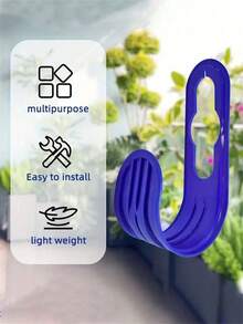 1pc Water Hose Hook, Garden Hose Rack, Wall-Mounted Retractable Hose Storage Rack, Gardening Tool Faucet Hook, Water Hose And Hose Storage Organizer - A - View 5